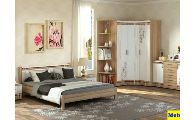 Спальня Милания - рисунок Газета