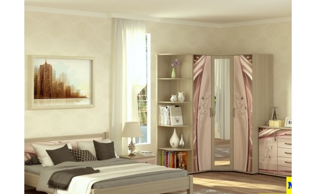 Мебель для спальни Милания - рисунок Орхидея