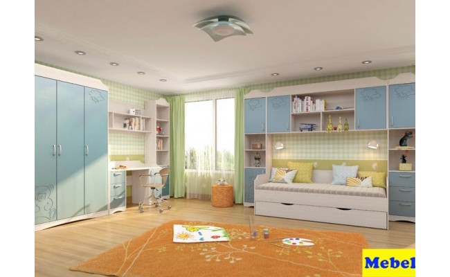 Детская «Флауэ» (Бирюза)