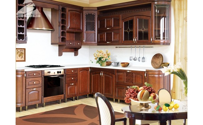 Кухня МАССИВ ОЛЬХИ Т 307/112