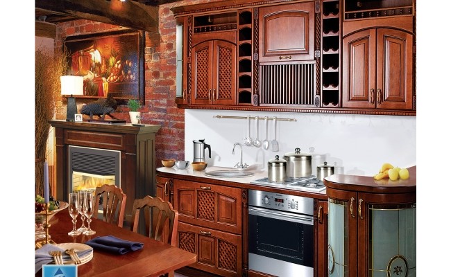 Кухня МАССИВ ОЛЬХИ Т 307/113