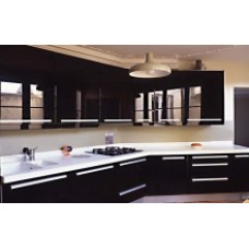  Кухня Фасад Акрил Черный глянцевый 