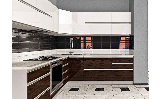  Кухня ЗОВ Интегро Акрил Сливки/Какао 