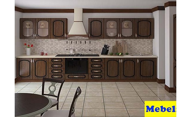 Кухня МДФ дуб антикварная