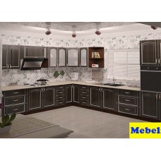 Кухня МДФ дуб мореный