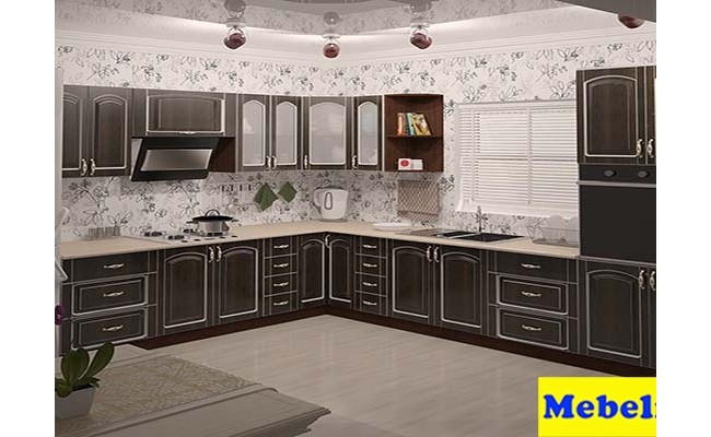 Кухня МДФ дуб мореный