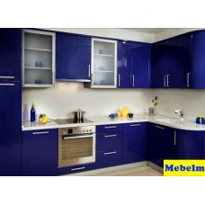 Кухня МДФ ПВХ синий