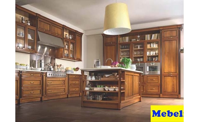 Кухня ЗОВ массив дуба 09