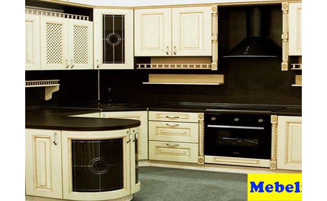 Кухня ЗОВ массив ольхи т311