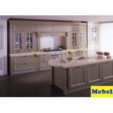 Кухня ЗОВ массив т501 ясень