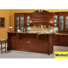 Кухня ЗОВ массив т507 ясень