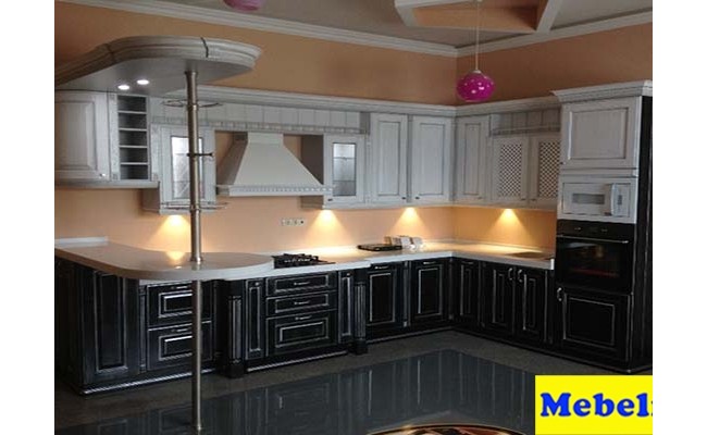 Кухня ЗОВ Массив ясень т509