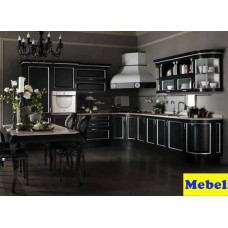 Кухня ЗОВ массив ясеня 114