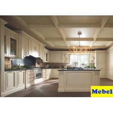 Кухня ЗОВ массив ясеня коллекция арт вуд