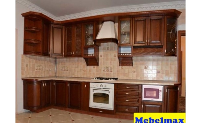 Кухня Массив ольхи 3,52 на1,52 м