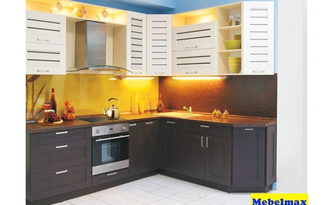 Кухня Фасад Техно 4 Венге/Крем