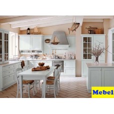 Кухня МДФ рамочный Лоренцо белая