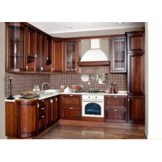Кухня ЗОВ МДФ рамочный София ПП Вишня
