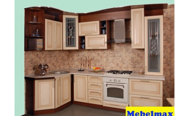 Кухня ЗОВ МДФ рамочный Турин-3 ПП Молочный