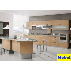 Кухня МДФ дуб софт