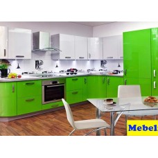 Кухни МДФ крашеный фасад RAL 9003-6018