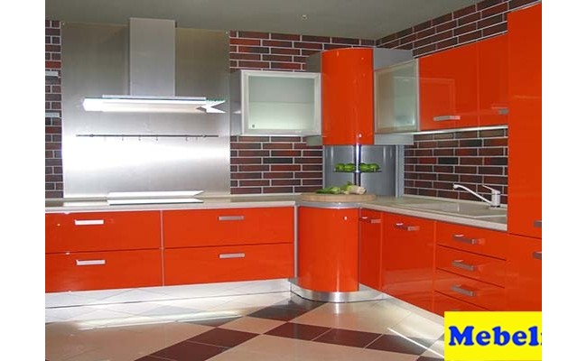 Кухни МДФ крашеный ЗОВ RAL 2004