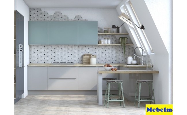 Кухня из МДФ крашеного «АРТ»