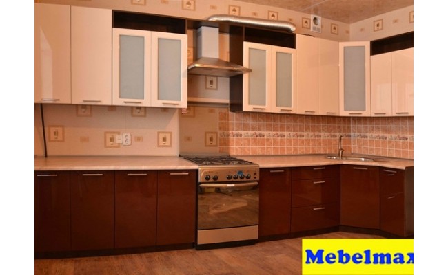 Кухня мдф Глянец 4,1 на 1 м