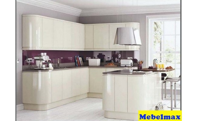 Кухня МДФ Крашенный фасад RAL 9001