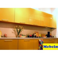 Кухня МДФ крашенный RAL 1033 Глянец