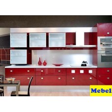 Кухня МДФ крашенный RAL 3003