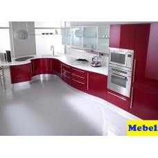Кухня МДФ крашенный RAL 3032