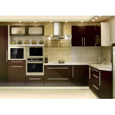 Кухня МДФ крашенный RAL 8017 матовый