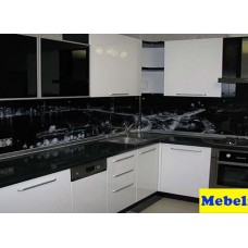 Кухня МДФ крашенный RAL 9001