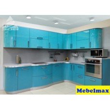Кухня МДФ Крашенный Система, RAL 6027/5018, глянец