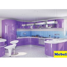 Кухня МДФ крашенный RAL 4001