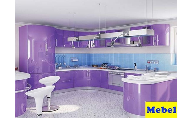 Кухня МДФ крашенный RAL 4001