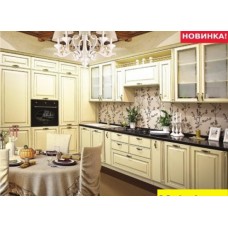 Кухня МДФ "Париж №1", патина