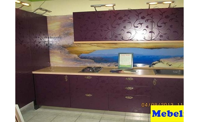 Кухня Флора, пластик