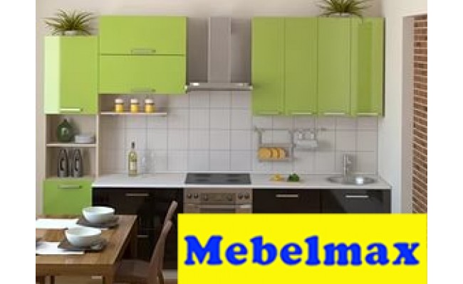 Кухня ПОСТ мореный дуб, зеленый