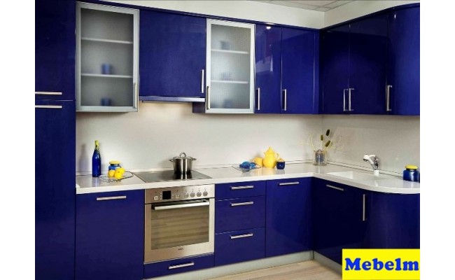 Кухня ПОСТ синий