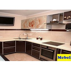 Кухня в металл. рамке