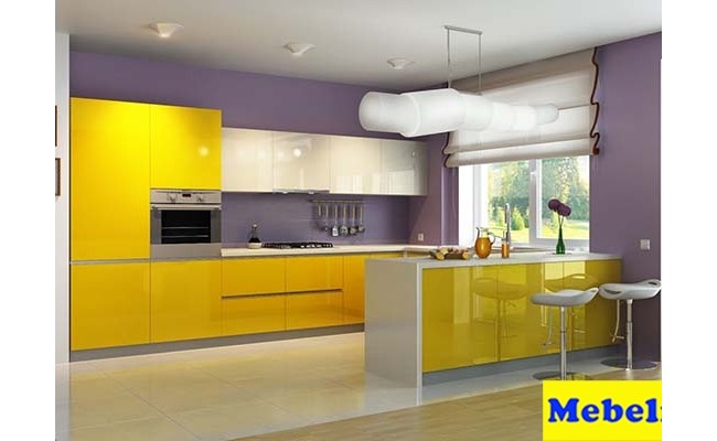 Пластик Снежный Жёлтый