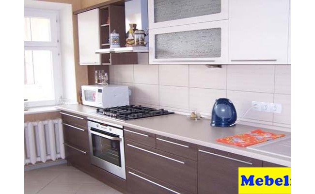 Кухня МДФ штрокс светлый вяз