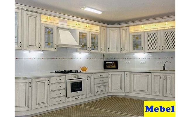 Кухня Массив ясеня т506