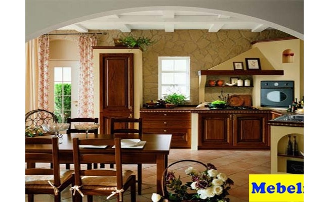 Кухня Массив ясеня т504