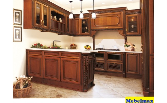 Кухня Массив Ольхи Т314к цвет 113