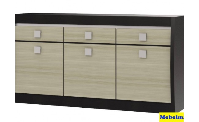 Комод 3-х дверный с 3-мя ящиками Ксено СТЛ.078.07