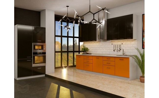 Кухня Модуль 1: 3,0м +1,2м линейная