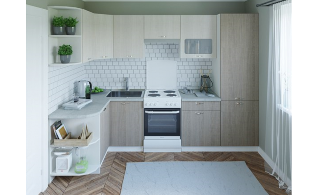 Кухня Эко 6 - 1,3х2,8